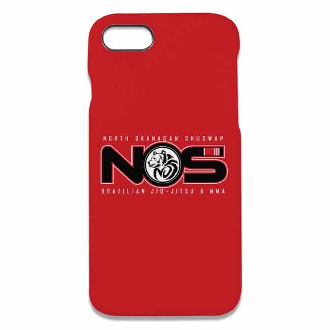 NOS Brazilian Jiu Jitsu & MMA Vernon BC - iPhone 7 Case - Red